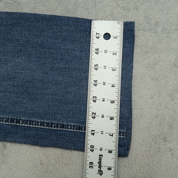 Silver Jeans Women's Size 30 Blue Mid-Rise Elyse Slim Boot Denim 29" inseam - Picture 6 of 16